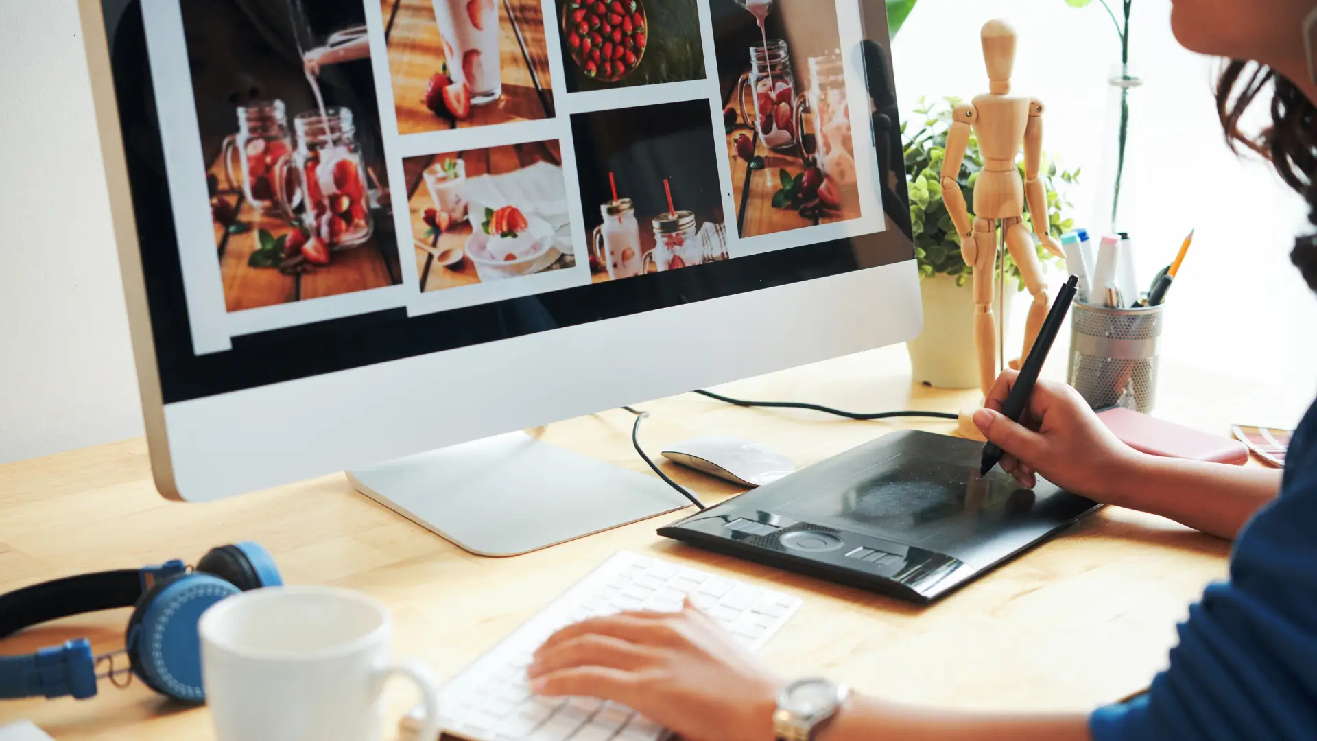 Comparison between website and social media for business investment priority when starting